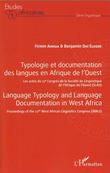 Produktbild: Typologie et documentation des langues en Afrique de l'Ouest