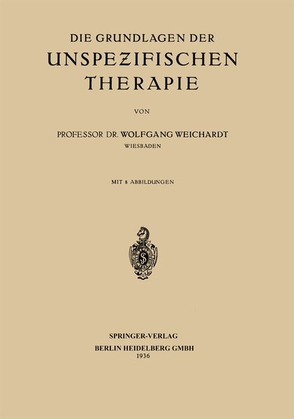 Produktbild: Die Grundlagen der Unspezifischen Therapie