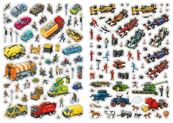 Produktbild: Mein Stickeralbum Fahrzeuge