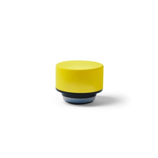 Einzeldeckel Trinkflasche gelb