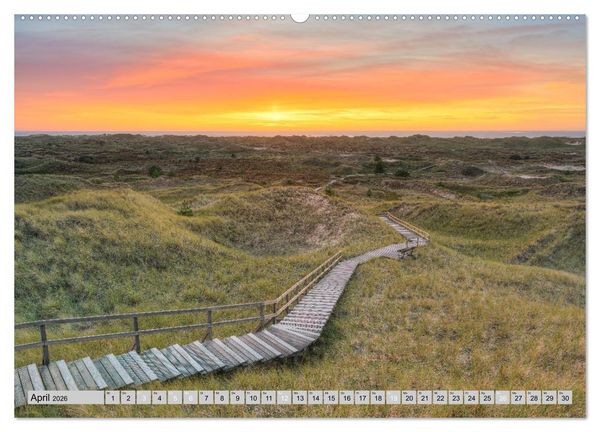 Produktbild: Wundersch&ouml;nes Amrum (Wandkalender 2026 DIN A2 quer), CALVENDO Monatskalender