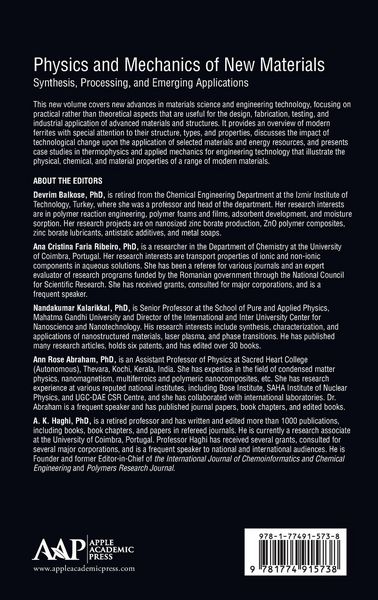 Produktbild: Physics and Mechanics of New Materials