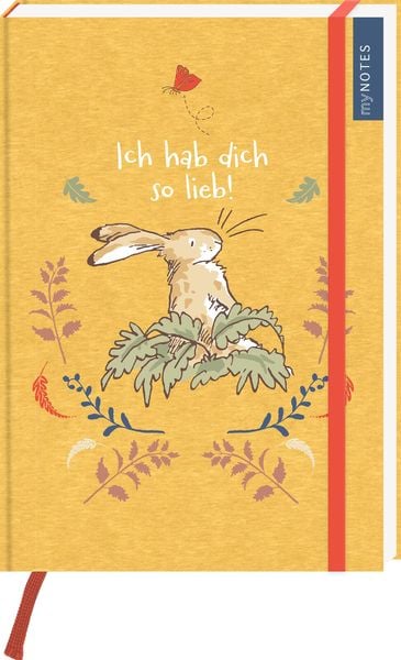 Produktbild: myNOTES Papeterie: Wei&szlig;t du eigentlich, wie lieb ich dich hab? Notizbuch A5