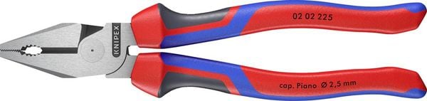 Knipex 02 02 225 Werkstatt Kraft-Kombizange 225mm DIN ISO 5746