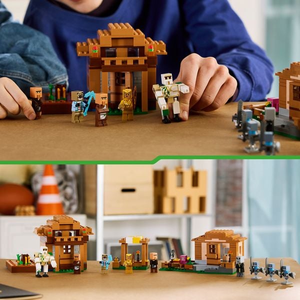 Produktbild: LEGO Minecraft 21596 Angriff des Magiers auf das Dorf, Gamer Spielzeug