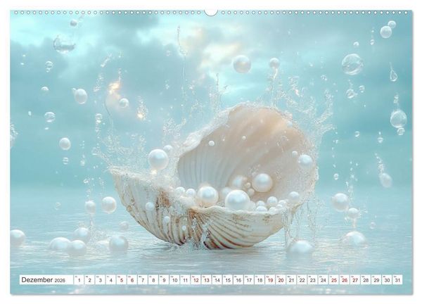 Produktbild: Sandgefl&uuml;ster und Muschelzauber (hochwertiger Premium Wandkalender 2026 DIN A2 quer), Kunstdruck in Hochglanz