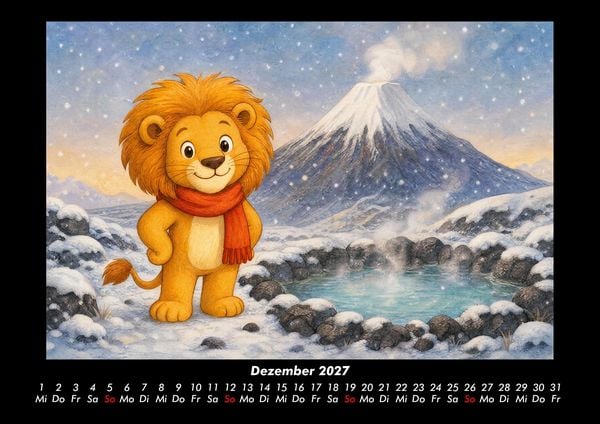 Produktbild: Buschis gro&szlig;es Vulkan-Abenteuer 2027 Fotokalender DIN A3