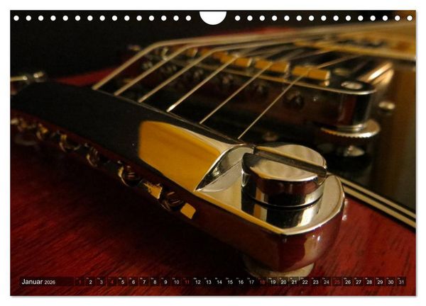 Produktbild: GITARREN Closeups (Wandkalender 2026 DIN A4 quer), CALVENDO Monatskalender