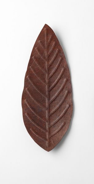 Produktbild: Flexible Hanji-Papierschale Blatt Braun &ndash; Ablage / Servierschale aus koreanischem Hanji-
