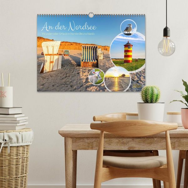 Produktbild: An der Nordsee, Urlaub im Norden Deutschlands (Wandkalender 2026 DIN A3 quer), CALVENDO Monatskalender