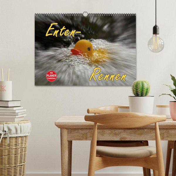 Produktbild: Enten-Rennen (Wandkalender 2026 DIN A3 quer), CALVENDO Monatskalender