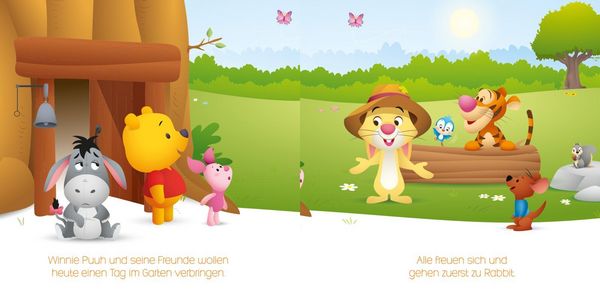 Produktbild: Baby Nelson (unkaputtbar) 4: Disney: Winnie Puuh: Ein Tag im Garten