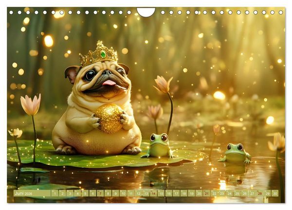 Produktbild: Pfoten Magie (Wandkalender 2026 DIN A4 quer), CALVENDO Monatskalender