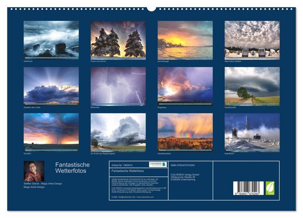 Produktbild: Fantastische Wetterfotos (hochwertiger Premium Wandkalender 2026 DIN A2 quer), Kunstdruck in Hochglanz