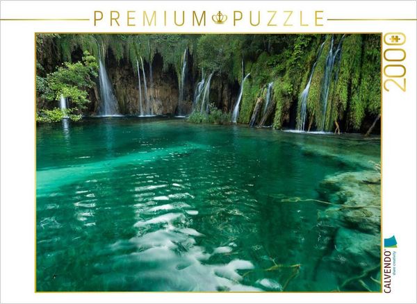 CALVENDO Puzzle Plitvicka Jezera - Kroatien | 2000 Teile Lege-Größe 90x67cm Foto-Puzzle für glückliche Stunden