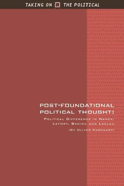 Produktbild: Post-Foundational Political Thought
