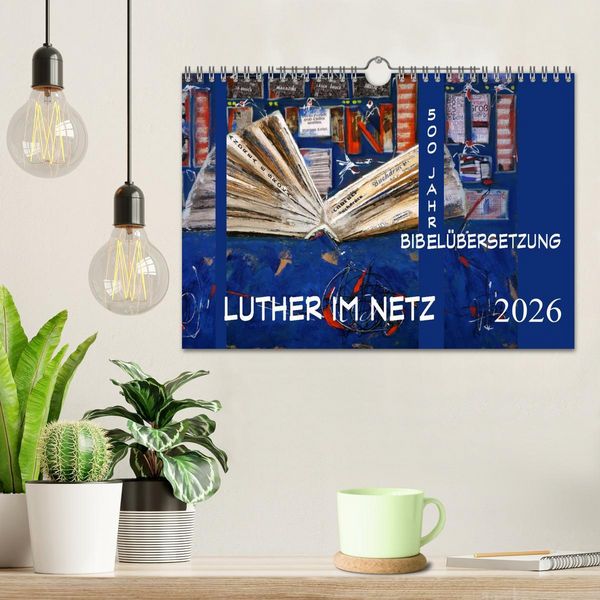 Produktbild: Luther im Netz (Wandkalender 2026 DIN A4 quer), CALVENDO Monatskalender