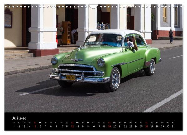Produktbild: Cuba Cars (Wandkalender 2026 DIN A3 quer), CALVENDO Monatskalender