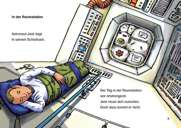 Produktbild: Lesel&ouml;wen 1. Klasse - Alarm auf der Weltraumstation