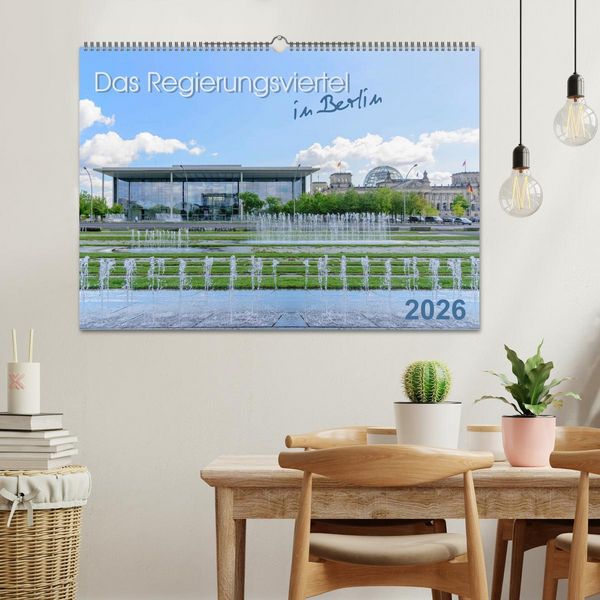 Produktbild: Das Regierungsviertel in Berlin (Wandkalender 2026 DIN A2 quer), CALVENDO Monatskalender