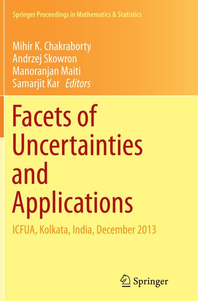 Produktbild: Facets of Uncertainties and Applications