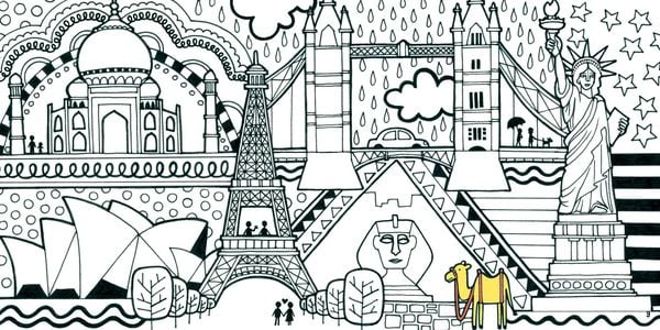 Produktbild: Kunterbunte Urlaubskritzeleien to go