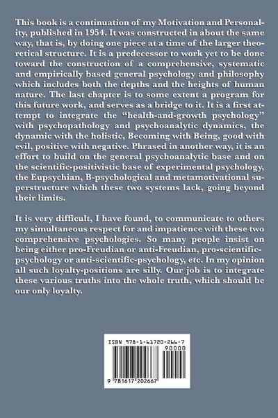 Produktbild: Toward a Psychology of Being - A Classic Exploration of Self-Actualization, Human Potential, and Personal Growth
