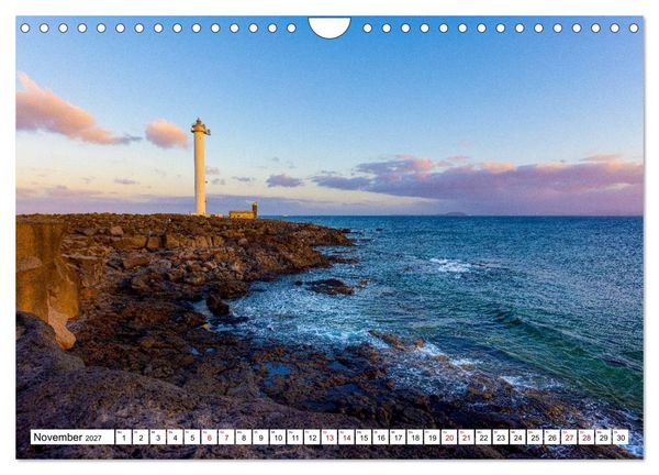 Produktbild: Lanzarote - Zwischen Asche und Atlantik (Wandkalender 2027 DIN A4 quer), CALVENDO Monatskalender