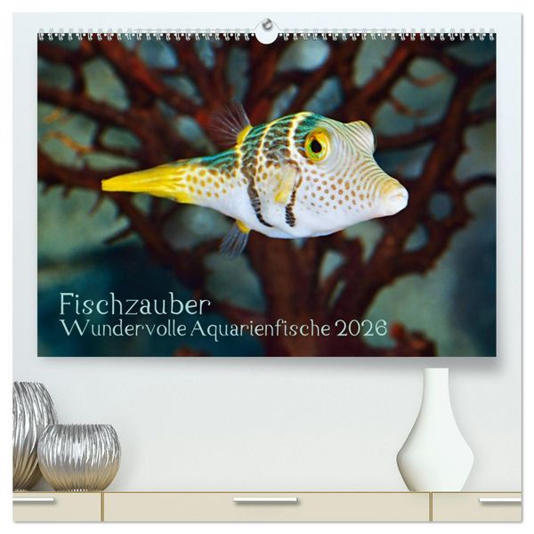 Produktbild: Fischzauber - Wundervolle Aquarienfische (hochwertiger Premium Wandkalender 2026 DIN A2 quer), Kunstdruck in Hochglanz