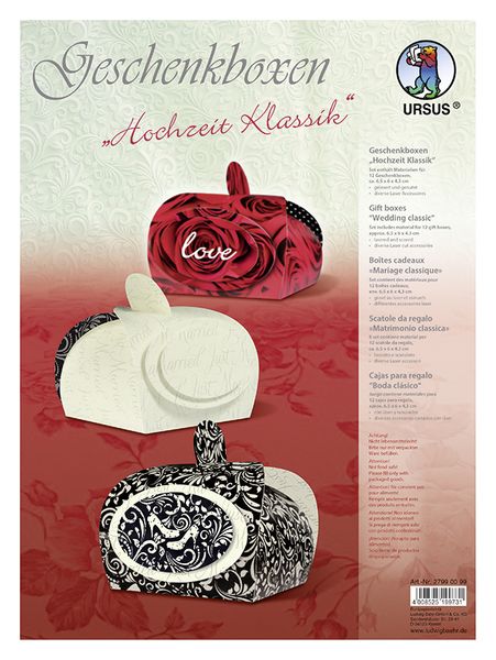 URSUS Geschenkboxen 'Hochzeit Klassik'