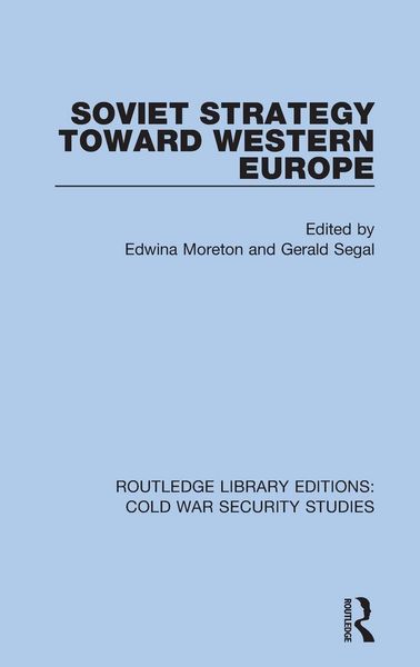 Produktbild: Soviet Strategy Toward Western Europe