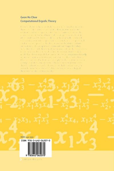 Produktbild: Computational Ergodic Theory