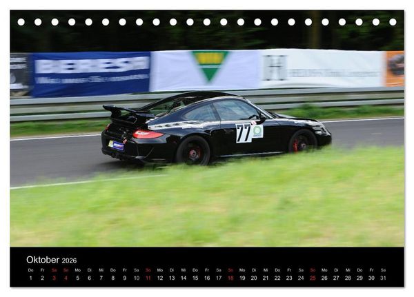 Produktbild: Bergrennen und Rallye im Porsche (Tischkalender 2026 DIN A5 quer), CALVENDO Monatskalender