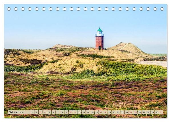 Produktbild: SYLT D&uuml;nenwege (Tischkalender 2026 DIN A5 quer), CALVENDO Monatskalender