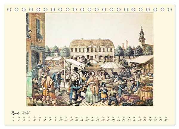 Produktbild: Alltagsleben der Biedermeier-Zeit (Tischkalender 2026 DIN A5 quer), CALVENDO Monatskalender