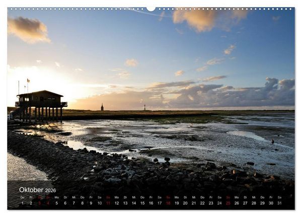 Produktbild: Wangerooge &ndash; Eine Perle in der Nordsee. (Wandkalender 2026 DIN A2 quer), CALVENDO Monatskalender