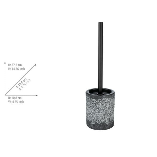 Produktbild: Bad-Accessoire Set Mod. Anfo Grau, 3-teilig, aus hochwertiger Keramik