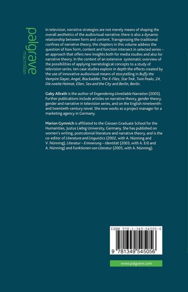 Produktbild: Narrative Strategies in Television Series