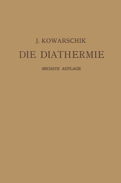 Produktbild: Die Diathermie