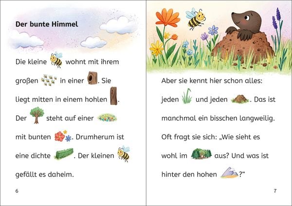 Produktbild: Bildermaus - Die kleine Biene fliegt ins Abenteuer