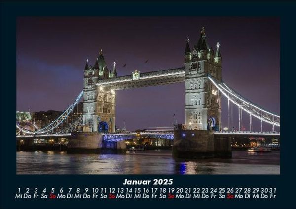 Produktbild: London 2025 Fotokalender DIN A5