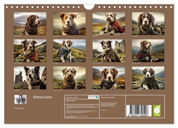 Produktbild: Wahre Kerle (Wandkalender 2026 DIN A4 quer), CALVENDO Monatskalender