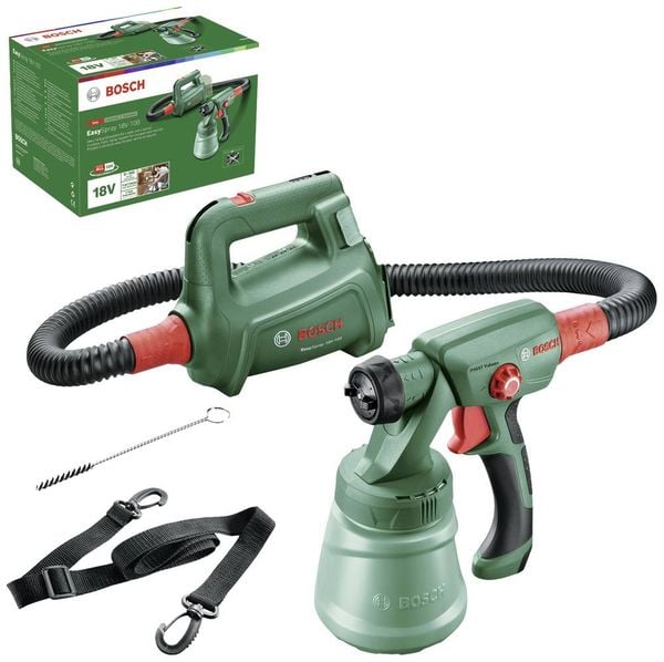 Bosch Home and Garden EasySpray 18V-100 Akku-Farbsprühpistole 18 V Fördermenge (max.) 100 ml/min Passend für Marke (Farb