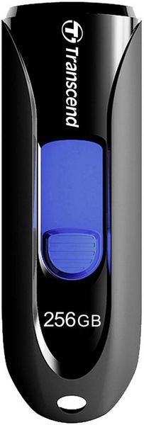 Produktbild: Transcend JetFlash&reg; 790 USB-Stick 256 GB Schwarz, Blau TS256GJF790K USB-A (USB 3.1 Gen 1)