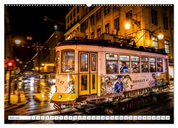 Produktbild: Eine Stadt voller Charme - Lissabon (hochwertiger Premium Wandkalender 2026 DIN A2 quer), Kunstdruck in Hochglanz