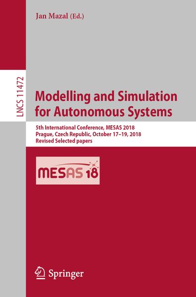 Produktbild: Modelling and Simulation for Autonomous Systems