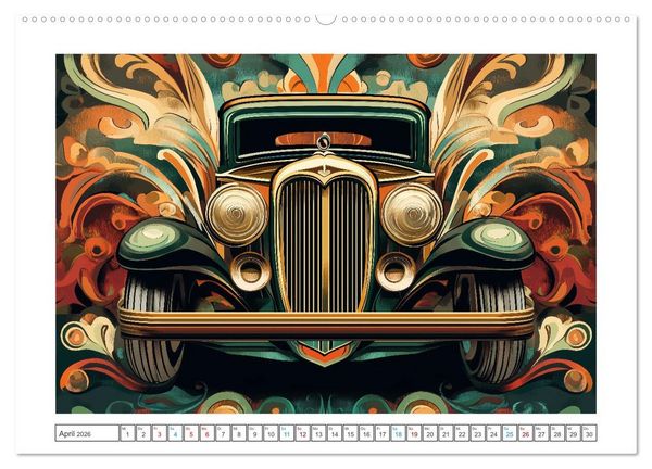 Produktbild: Eleganz auf R&auml;dern (hochwertiger Premium Wandkalender 2026 DIN A2 quer), Kunstdruck in Hochglanz