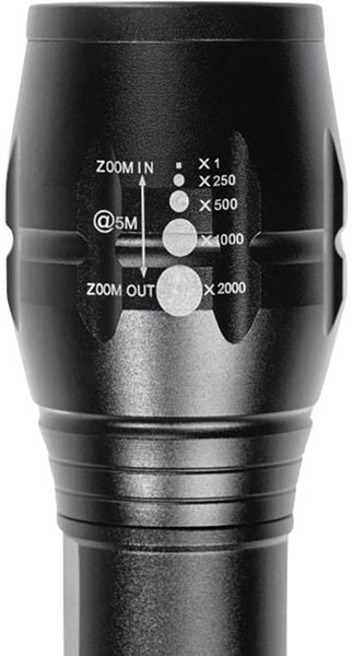 EASYmaxx Security Funktions-Taschenlampe 4,5V schwarz