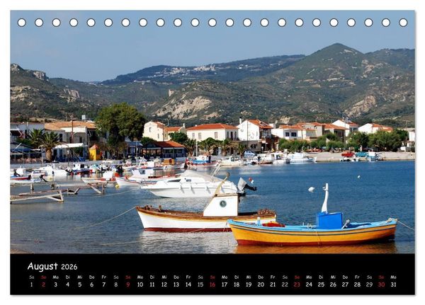 Produktbild: Griechenland - Insel Samos (Tischkalender 2026 DIN A5 quer), CALVENDO Monatskalender