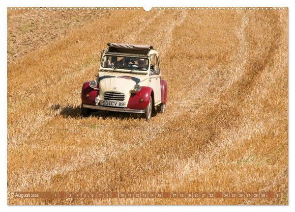 Produktbild: Die Ente ist sicher - Fahrspa&szlig; mit 2 CV Dolly (hochwertiger Premium Wandkalender 2026 DIN A2 quer), Kunstdruck in Hochglanz